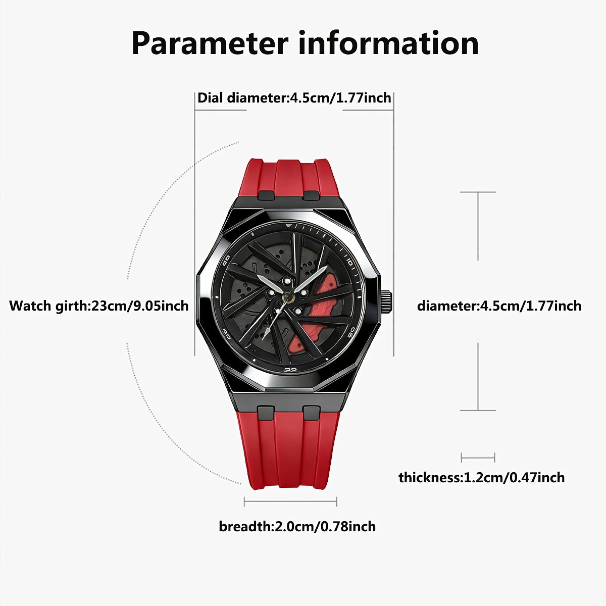 Horus Rotating Luxury Watch™ (Black Dial Edition)