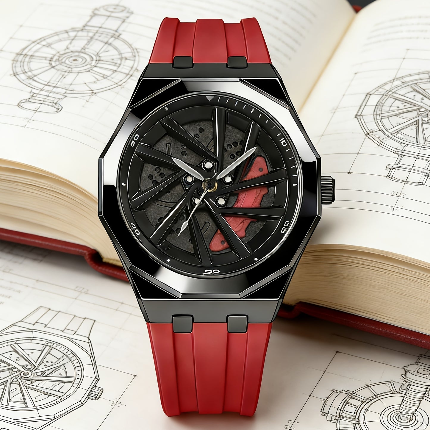 Horus Rotating Luxury Watch™ (Black Dial Edition)
